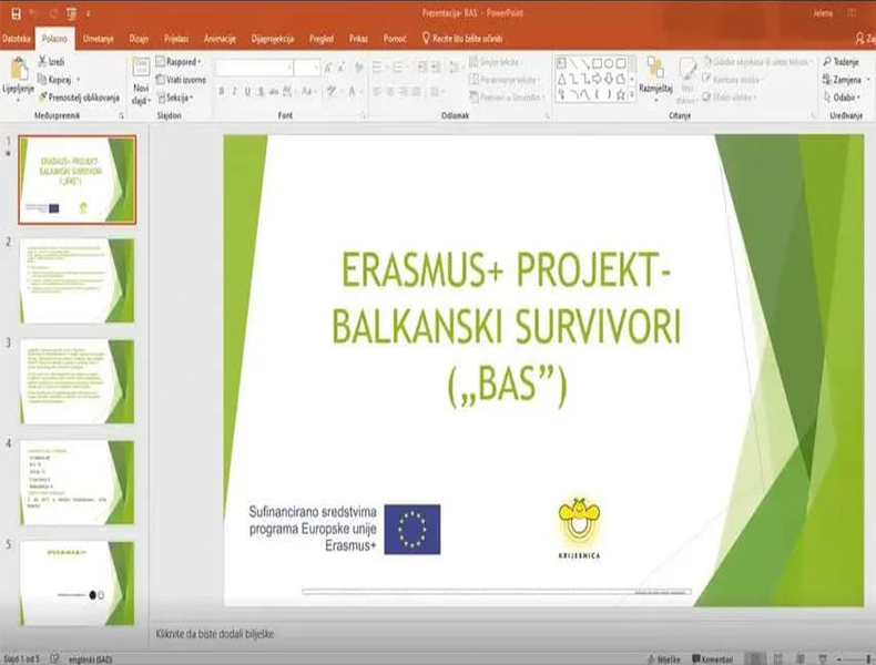 Projekat “Balkanski survivori”